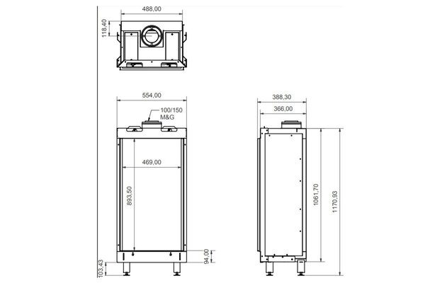 Wanders Fires & Stoves Wanders Lenga 500 front