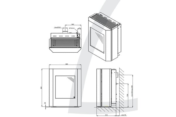 Dru DRU Basso gaskachel