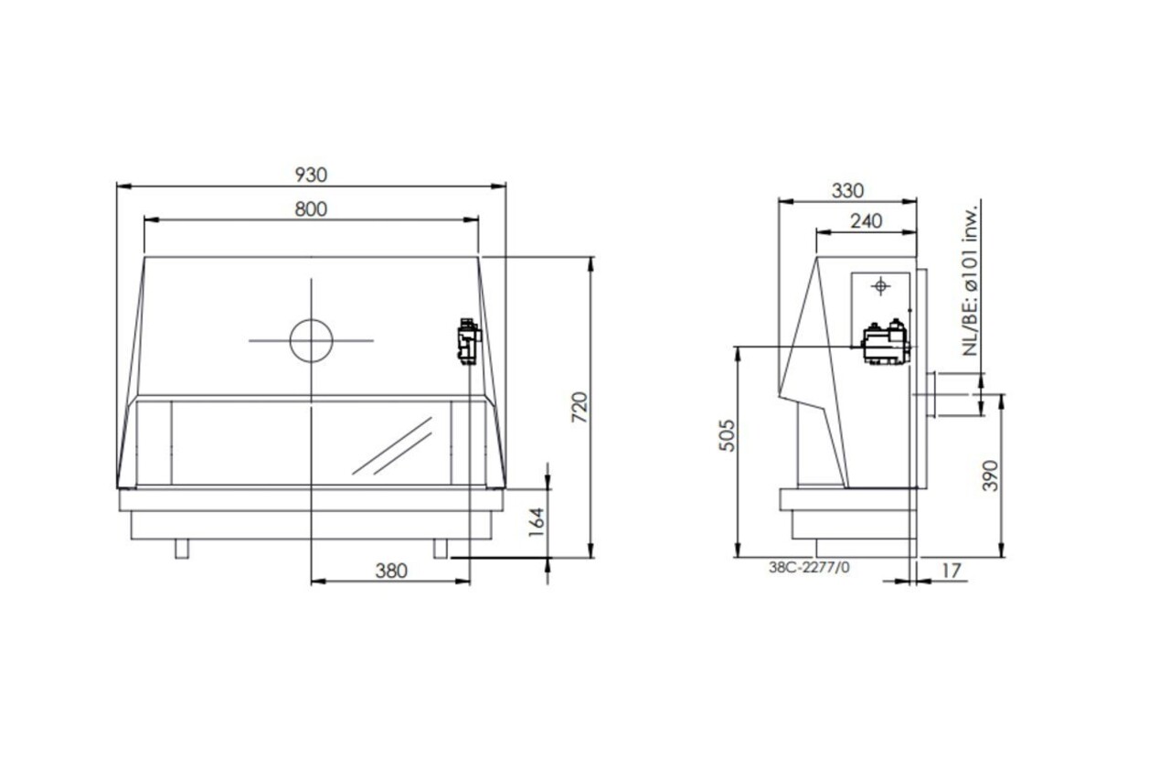 Dru DRU Berlien vrijstaande gaskachel