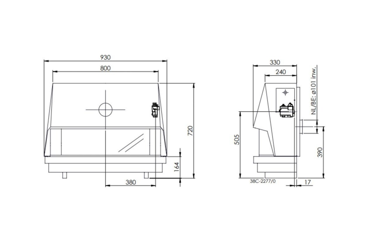 Dru DRU Bremen vrijstaande gaskachel