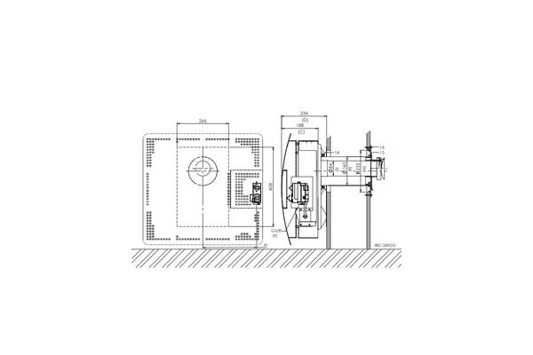Dru DRU Style 4 gevelkachel incl. muurdoorvoer