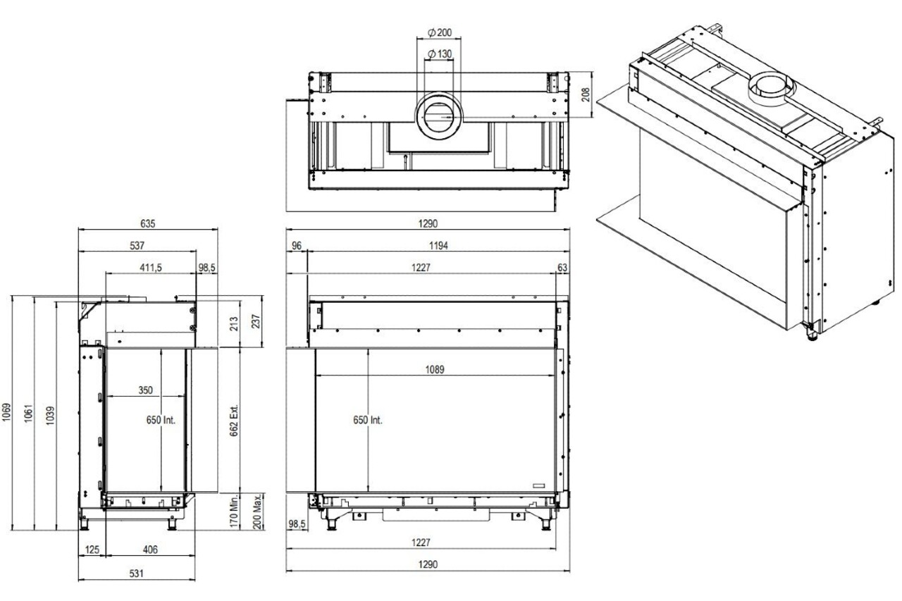 Faber Faber Matrix 1050/650 II Hoek Faber Faber Matrix 1050/650 II Hoek