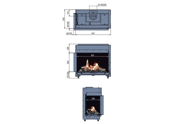 Faber Faber Matrix 800/500 II Hoek