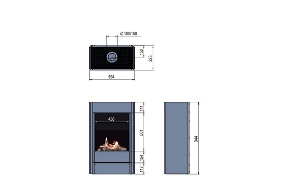 Faber Faber Farum gaskachel