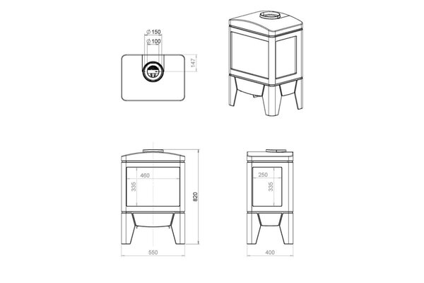 Faber Faber Jelling gaskachel