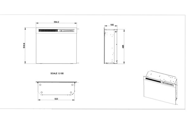 Dimplex Dimplex Firebox XHD23 elektrische haard