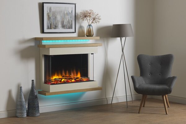 Charlton & Jenrick Charlton & Jenrick Polaris   840mm Elektrische Haard 3/S