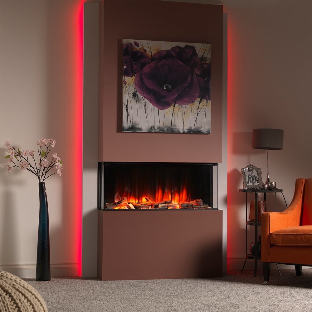 Charlton & Jenrick Charlton & Jenrick Polaris 1000mm Elektrische Haard 3/S