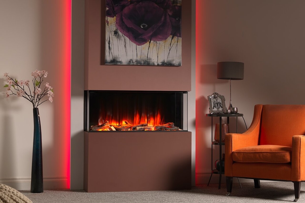 Charlton & Jenrick Charlton & Jenrick Polaris 1000mm Elektrische Haard 3/S