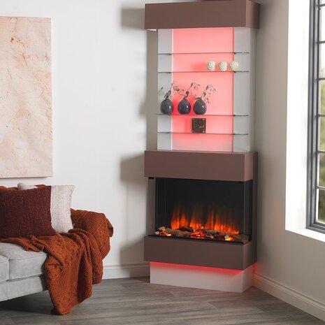 Charlton & Jenrick Charlton & Jenrick Polaris   840mm Elektrische Haard Front