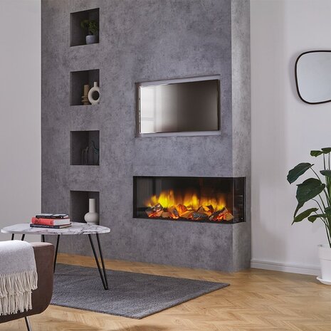 Charlton & Jenrick Charlton & Jenrick Polaris 1000mm Elektrische Haard Corner