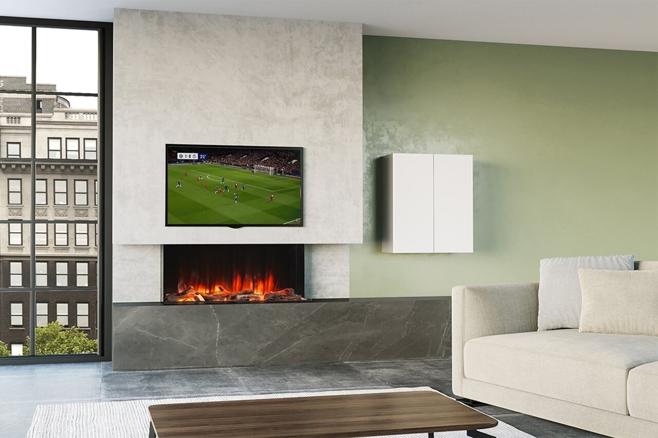 Charlton & Jenrick Charlton & Jenrick Polaris 1000mm Elektrische Haard Corner