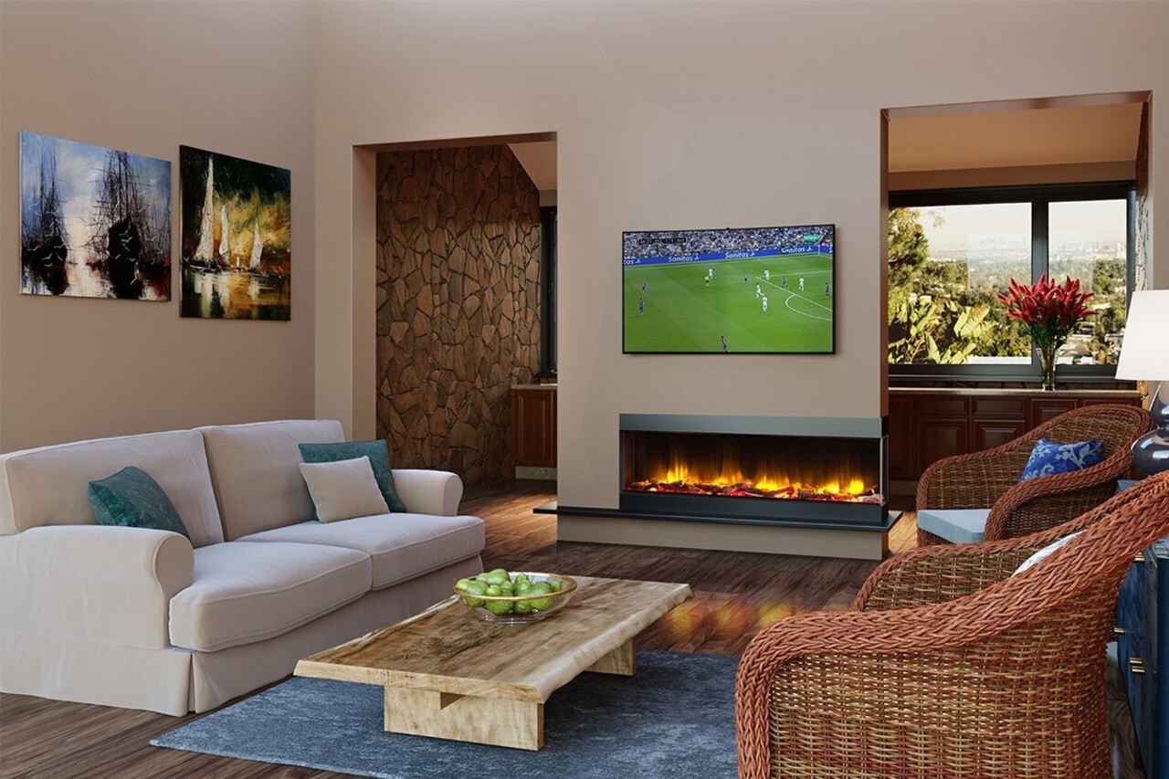 Charlton & Jenrick Charlton & Jenrick Polaris 1600mm Elektrische Haard Corner