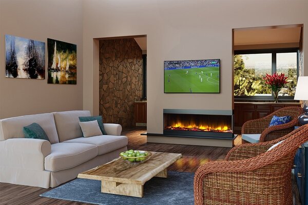 Charlton & Jenrick Charlton & Jenrick Polaris 1600mm Elektrische Haard Corner