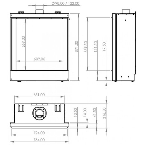 Element4 Element4 Cupido 70 CF gashaard (Open Systeem)