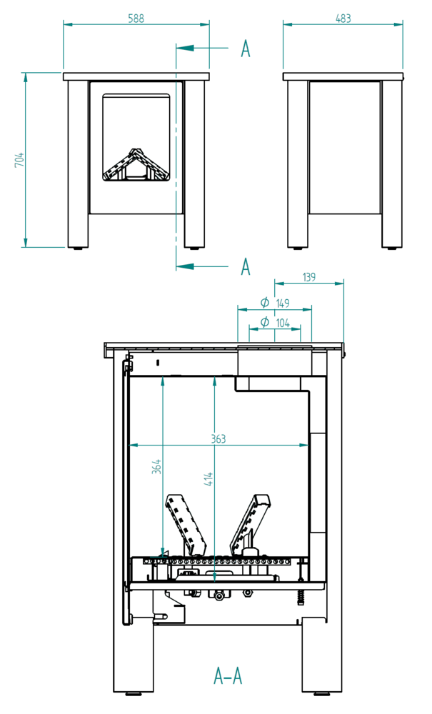 Element4 Element4 Kudos gaskachel