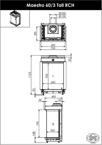 Dru DRU Maestro 60/3 Tall Eco Wave
