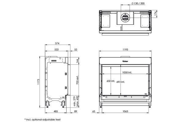 Faber Faber Matrix Hybrid 1050/650 I Front