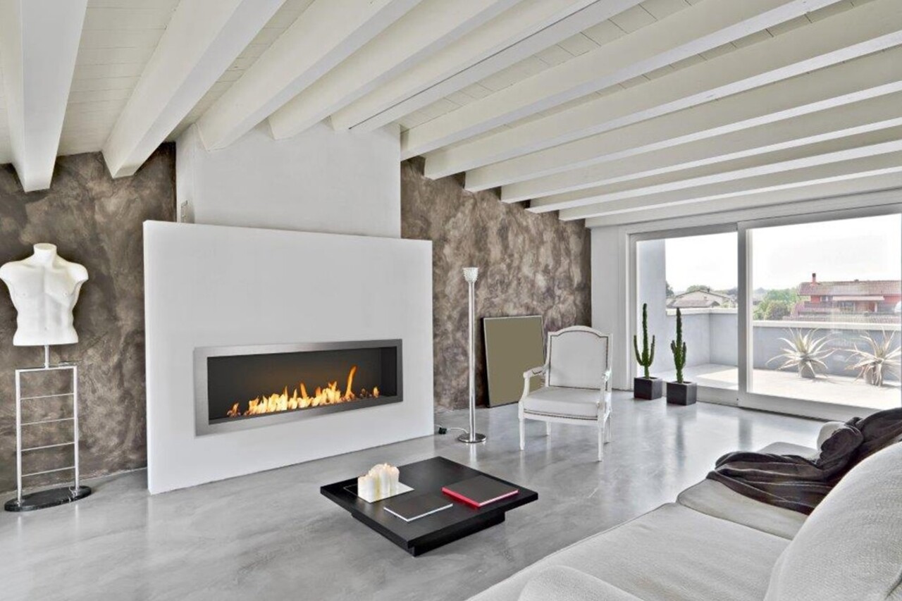 Icon Fires Icon Fires Slimline Firebox 1650 met Slimline 1400 Brander