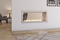 Icon Fires Double Sided Slimline Firebox 1100 met Slimline 800 Brander Icon Fires Double Sided Slimline Firebox 1100 met Slimline 800 Brander