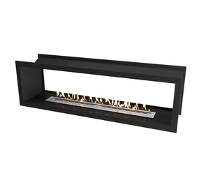Icon Fires Icon Fires Double Sided Slimline Firebox 2000 met Slimline 1400 Brander Icon Fires Icon Fires Double Sided Slimline Firebox 2000 met Slimline 1400 Brander