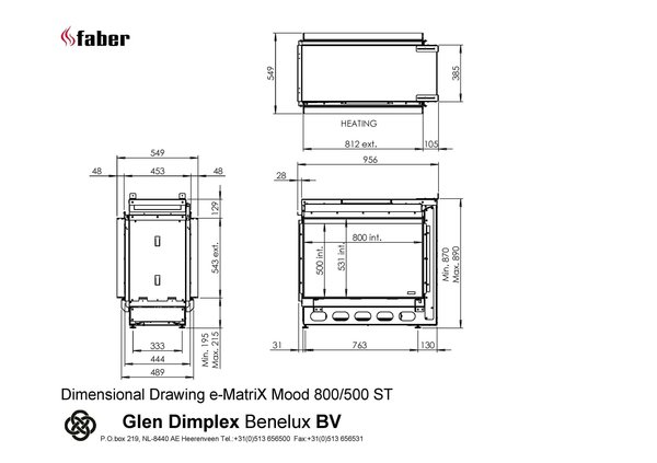 Faber Faber e-MatriX Mood 800/500 ST