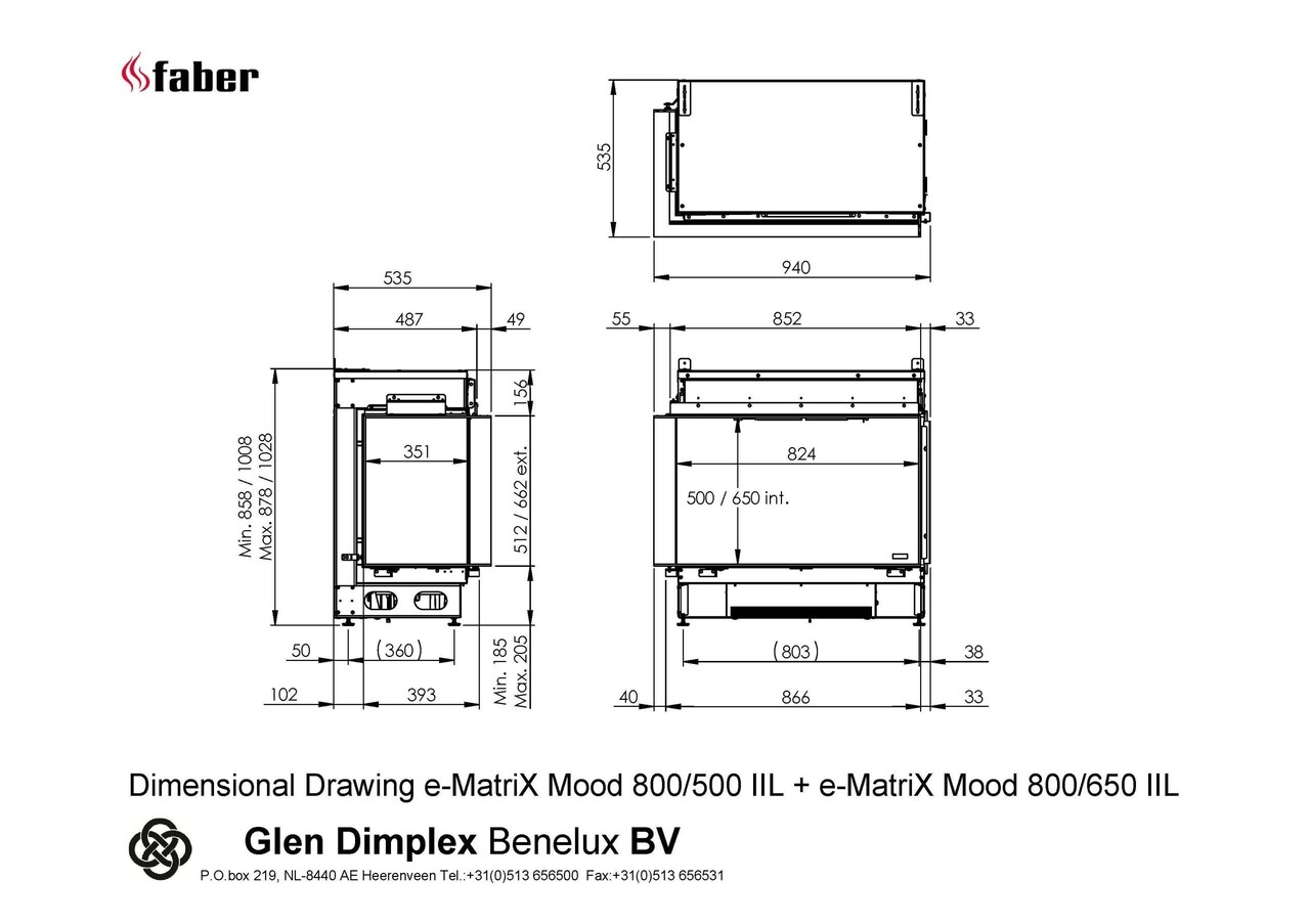 Faber Faber e-MatriX Mood 800/650 II Hoek