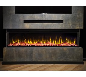 Valerio Fire Valerio Fire PLATINA 3-zijdige elektrische haard 100inch - 254cm