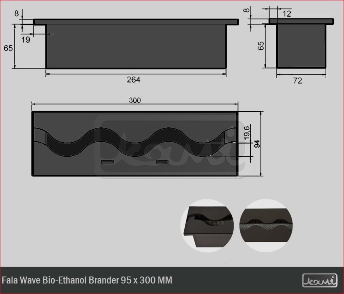 Wild Flame Wave brander