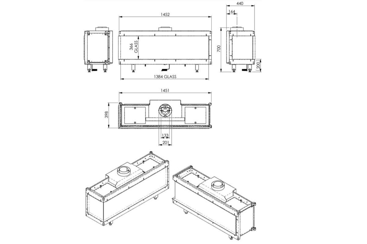Wanders Fires & Stoves Wanders Danta 1400 hoek Wanders Fires & Stoves Wanders Danta 1400 hoek