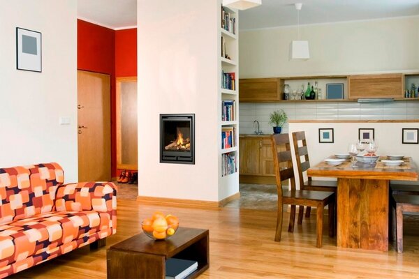 Wanders Fires & Stoves Wanders Square 40 front inzet gas