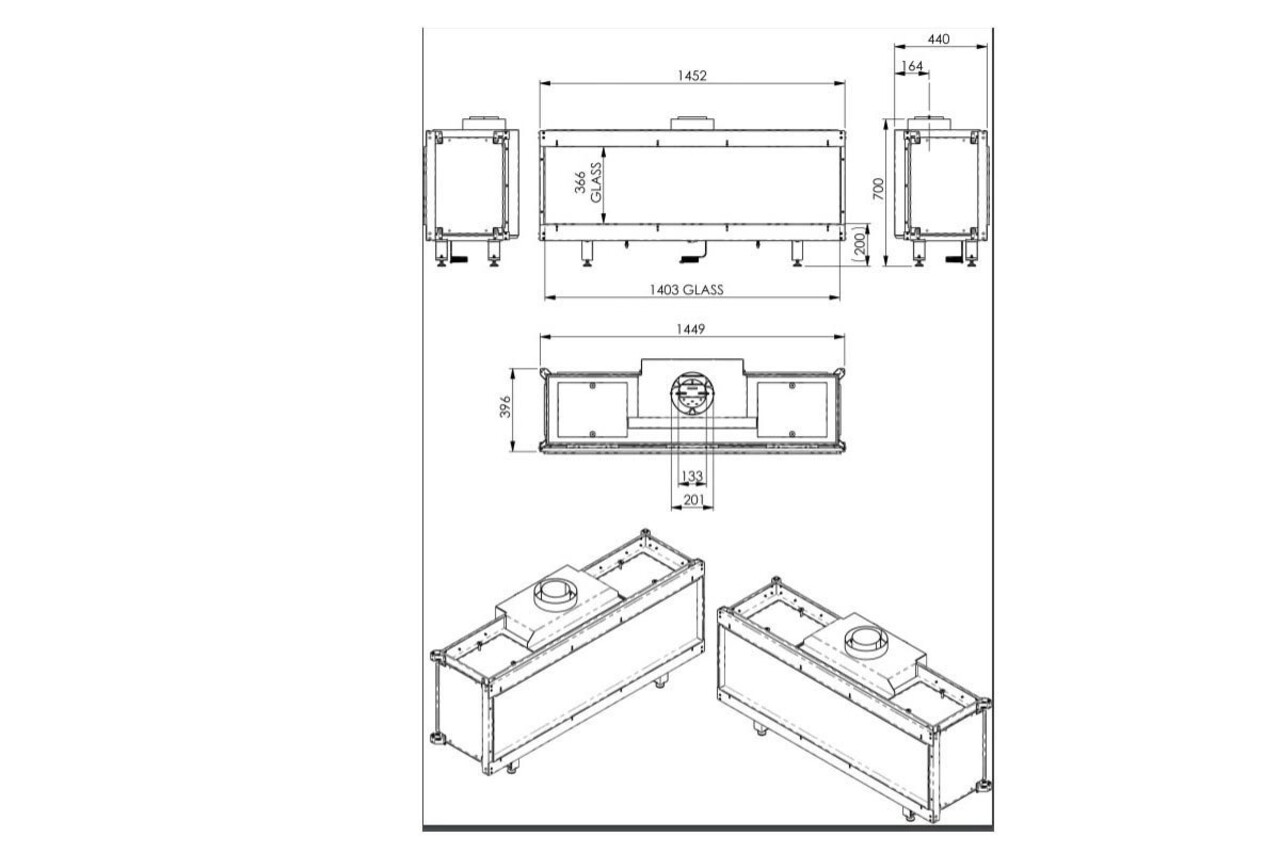 Wanders Fires & Stoves Wanders Danta 1400 front