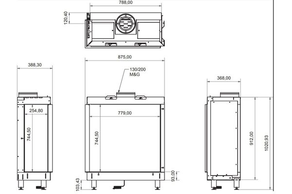 Wanders Fires & Stoves Wanders Lenga 800 hoek Wanders Fires & Stoves Wanders Lenga 800 hoek