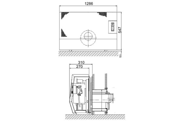 Dru DRU Art  8 gevelkachel excl. muurdoorvoer