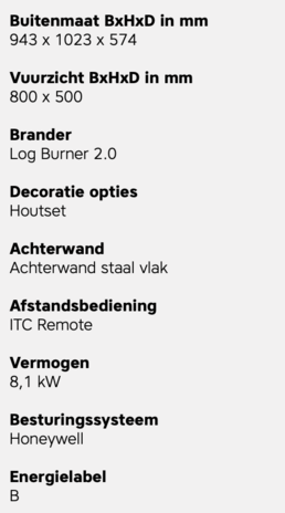 Faber Faber Matrix 800/500 II Hoek