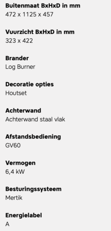 Faber Faber Vaska gaskachel