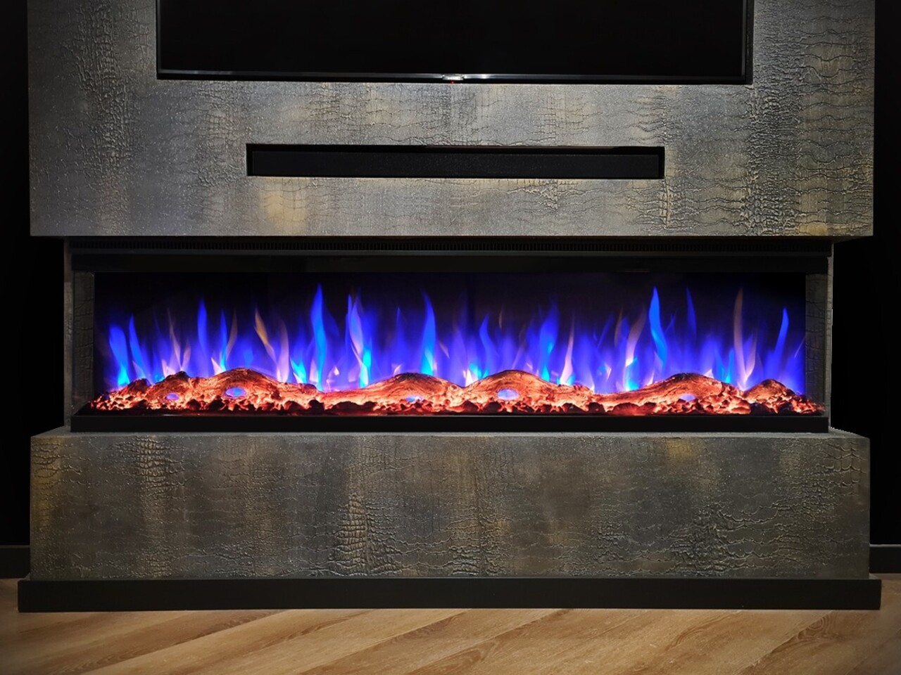 Valerio Fire Valerio Fire PLATINA 3-zijdige haard 60 inch - 152cm