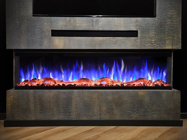 Valerio Fire Valerio Fire PLATINA 3-zijdige elektrische haard 128 cm