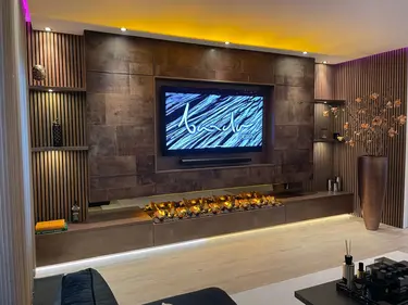 Cinewall met betonlook