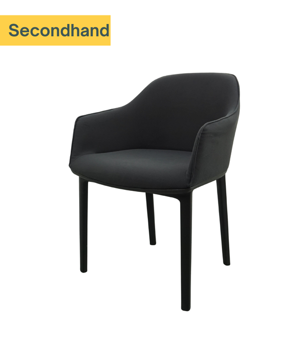 Vitra Vitra Softshell Besprechungsstuhl | Dunkelgrau