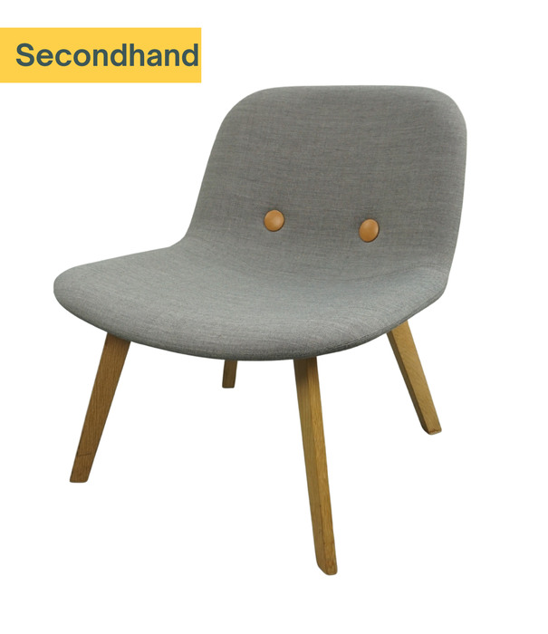 Erik Jørgensen Erik Jørgensen Eyes Stuhl Designer Sessel | Hellgrau