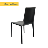 Arper Norma Design Stuhl | Leder | Schwarz