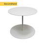 Cappellini Gong Beistelltisch | Weiß | 50 x 42 cm