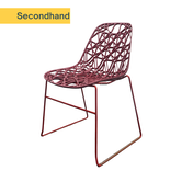 Crassevig Nett Design Stuhl | Kantinenstuhl | Bordeauxrot