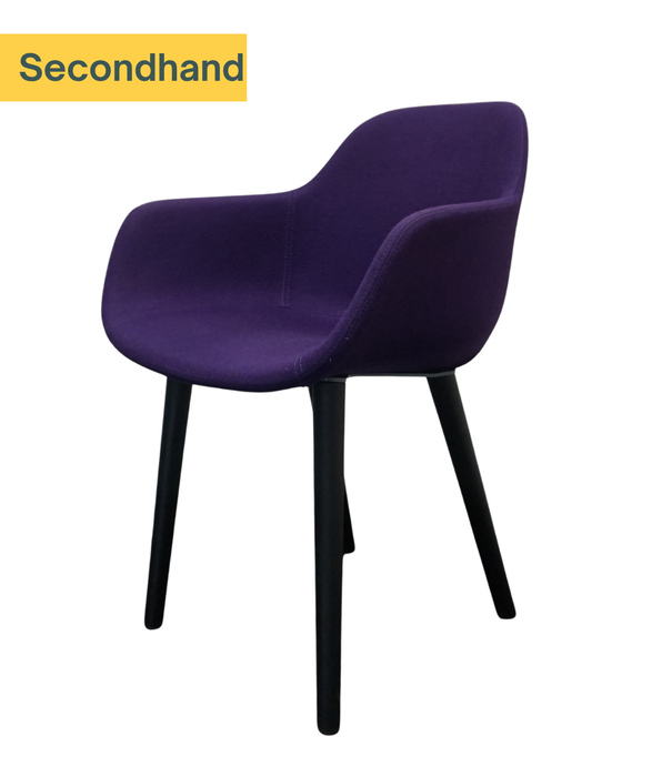 Crassevig Crassevig Pola Round Konferenzstuhl | Violett