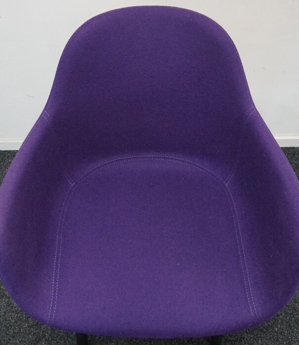 Crassevig Crassevig Pola Round Konferenzstuhl | Violett