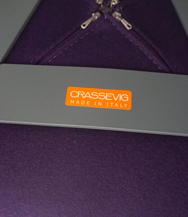 Crassevig Crassevig Pola Round Konferenzstuhl | Violett