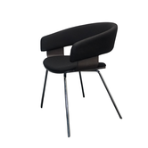 Allermuir A580 Mollie Design Stuhl | Schwarz / Schwarz