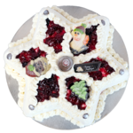 Ster ijstaart: Yoghurt Kers - MonChou