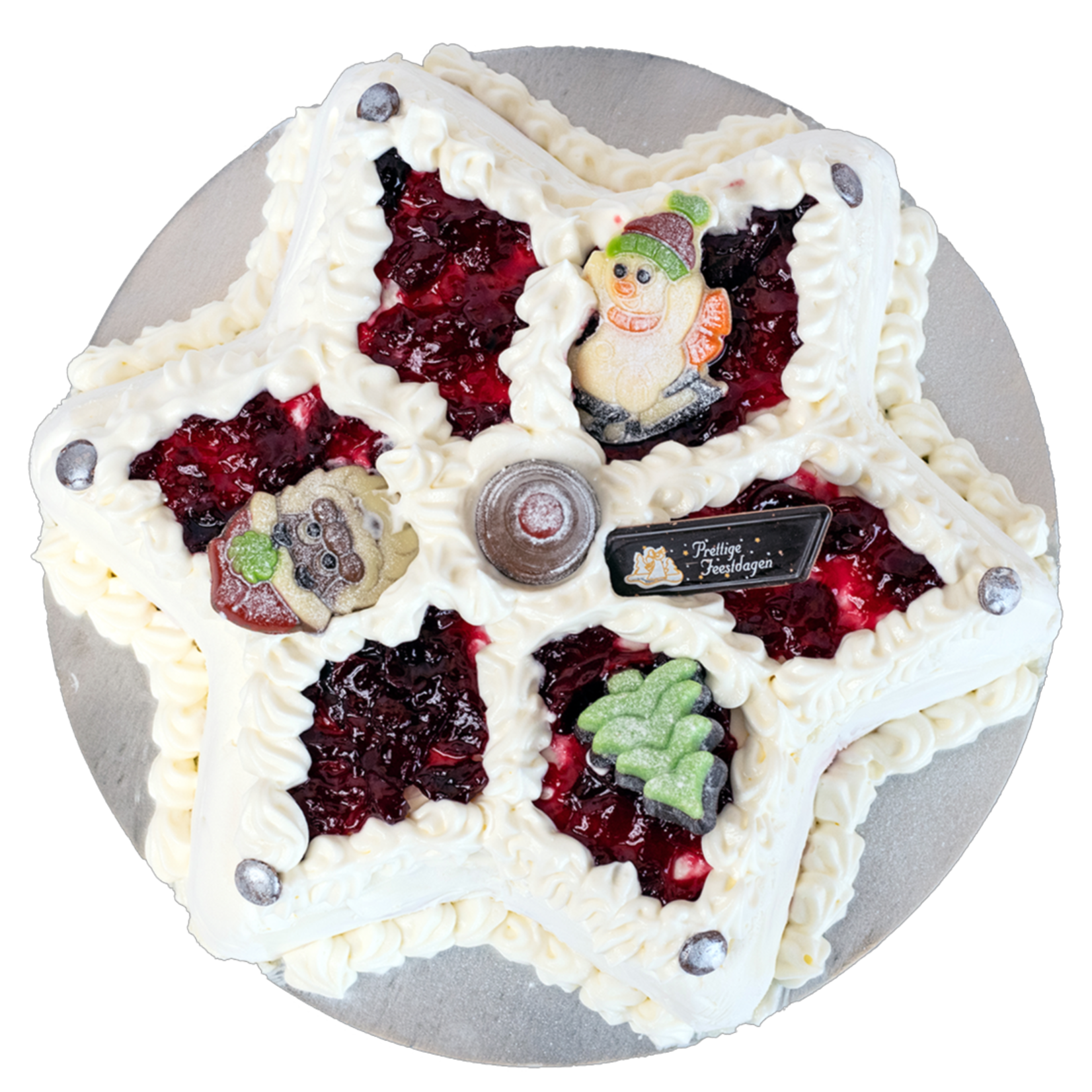 Ster ijstaart: Yoghurt Kers - MonChou